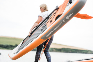 2x SUP-Stand UP Paddle Board, SHARK SUP, Touring 12.6x30x6, Grijs / Ch